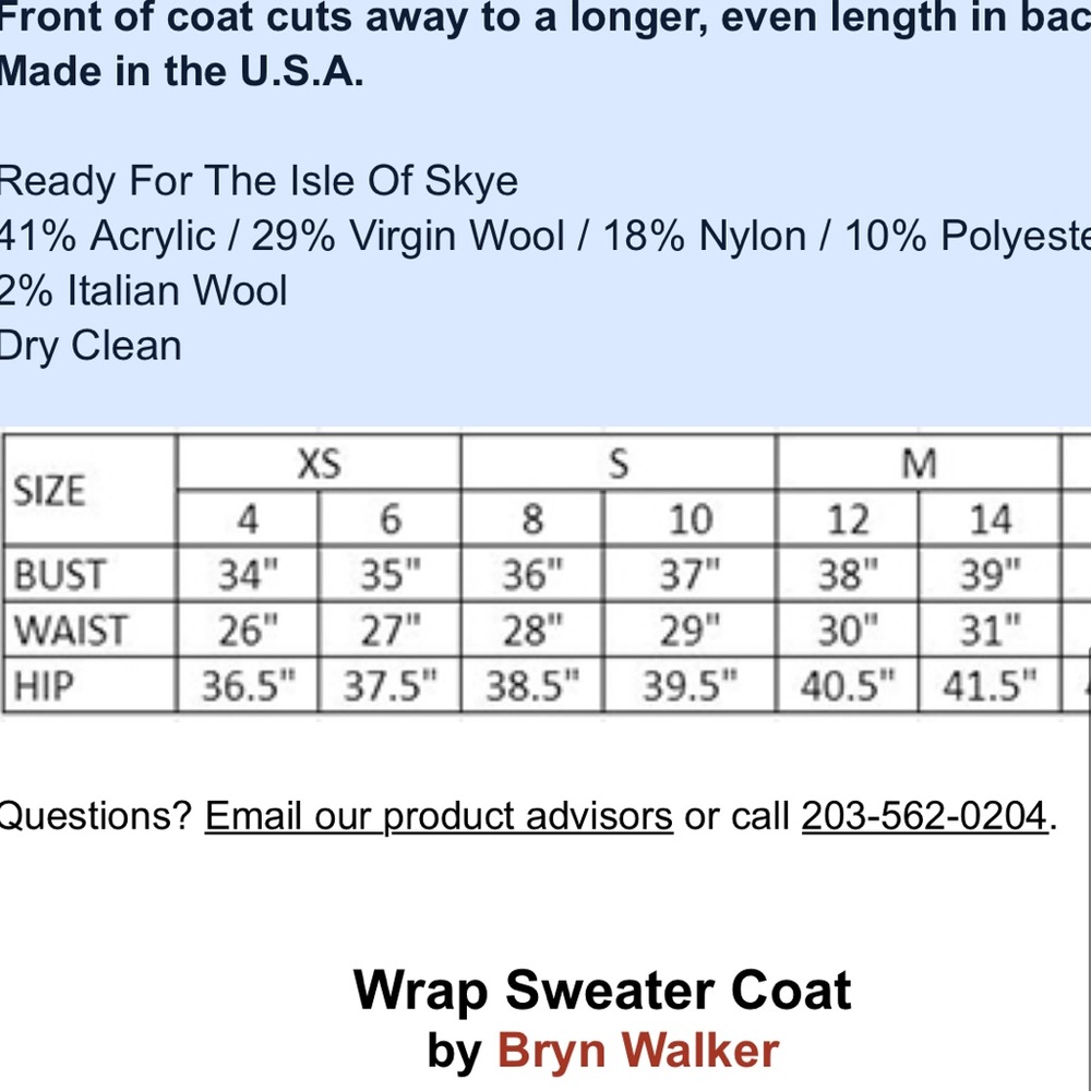 Bryn Walker Wrap Sweater Coat new with tag - Picture 4 of 5